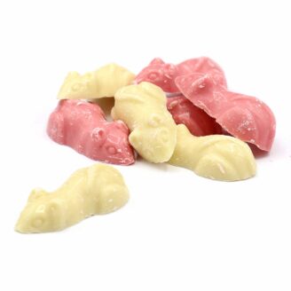 Hannah's Pink & White Mice 100g